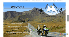 Desktop Screenshot of hikingbikingadventures.com